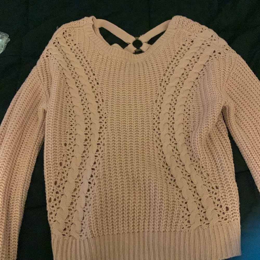 Pink cozy sweater